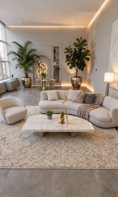 Open concept home remodeling project with custom finishes in Los Angeles