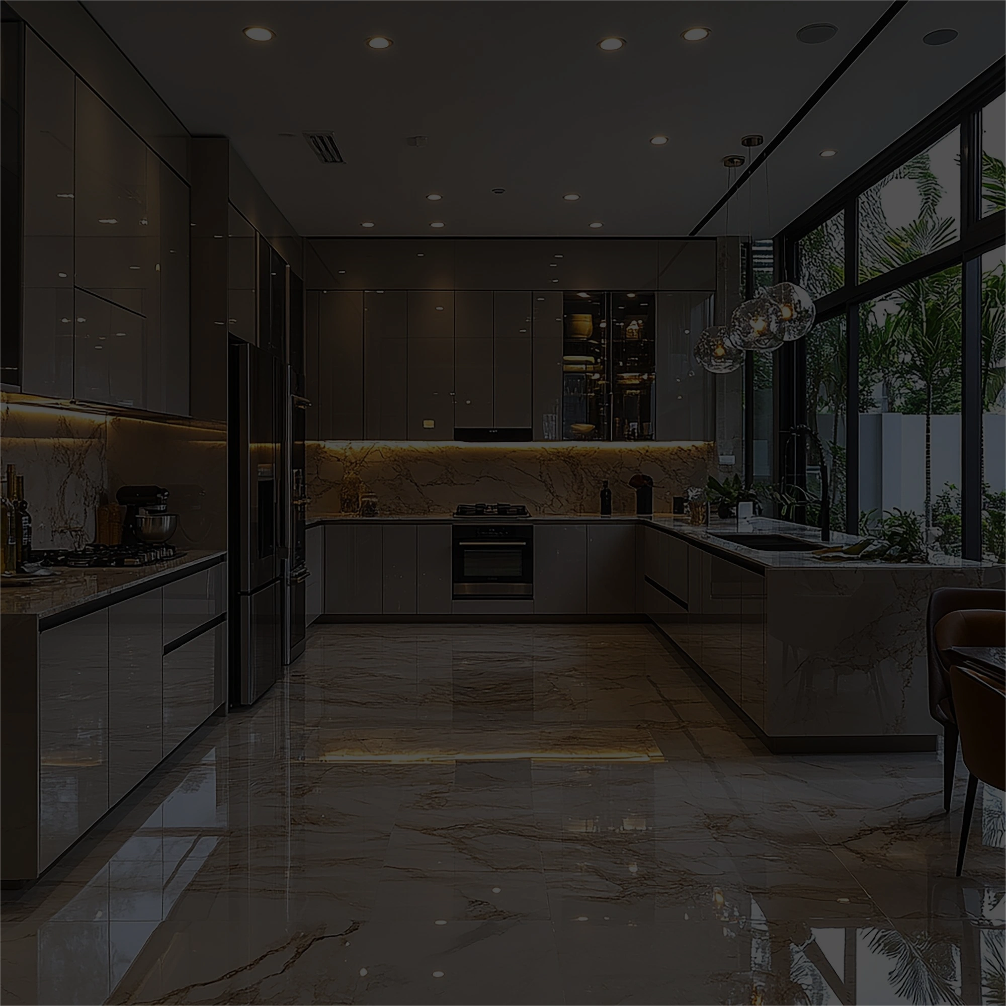 Modern kitchen remodeling with custom cabinets and premium finishes in Los Angeles